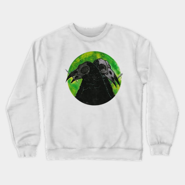 huginn & muninn Crewneck Sweatshirt by loonerhaze